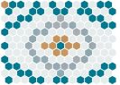 HEX PATTERNS 29 30,1X40,6 CM Mozaikinės plytelės
