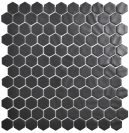 Hex Natureglass Black 30,1x29 cm Mozaikinės plytelės