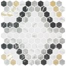 Hex Geo Patterns 3 30,x29 cm Mozaikinės plytelės