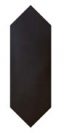 Kite Black 10x30 cm Grindų plytelės