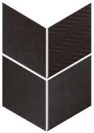 Rhombus Black 14x24 cm Grindų plytelės
