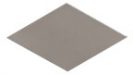 Rhombus Dark Grey Smooth 14x24 cm Grindų plytelės