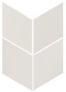 Rhombus White 14x24 cm Grindų plytelės
