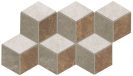 Reused Mosaico Rombo Warm 17x30 cm Akmens masės plytelės