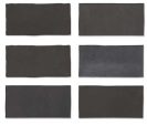 Fez Graphite 6,2x12,5 cm Plytelės vidaus ir lauko apdailai
