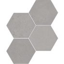 Love Affairs Concrete hexagon ach grey 20x23 cm Grindų plytelės