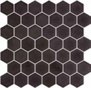 Hex XL Stoneglass Black 28,6x28,4 cm Mozaikinės plytelės