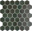 Hex XL Zelik Green 28,6x28,4 cm Mozaikinės plytelės