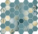 Sixties Turquoise 32x29 cm Mozaikinės plytelės