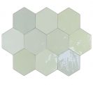 Zellige Hexa Mint 10,8x12,4 cm Sienų plytelės