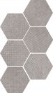 Coralstone Hexagon Melange Grey 29,2x25,4 cm Grindų plytelės