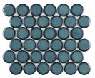 Round Teal 30,4x26,7 cm Mozaikinės plytelės