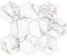 ARABESCATO MOSAICO ESAGONI GLOSS 26X30 CM Sienų plytelės