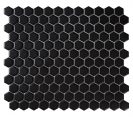 Tech Hexagon Black Matt 26 x 30 cm Sienų plytelės