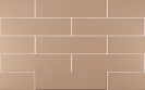 LOOP SMOOTH TERRACOTA 6,3X25 CM Plytelės vidaus ir lauko apdailai