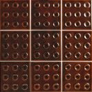 GENUINE  ACRUX GARNET 10X10 CM Sienų plytelės