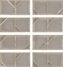 YOKO ORIGAMI PEWTER GLOSS 6,2X12,5 CM Plytelės vidaus ir lauko apdailai