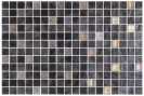 OPALESCENT OAPLITE NEGRO GLOSS 31,1X46,7 CM Plytelės vidaus ir lauko apdailai