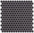 PENNY NATUREGLASS BLACK MATTE 287X285 CM Vonios grindų plytelės