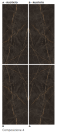 SAINT LAURENT BOOKMATCH GLOSS 4 120X280 CM ( (A IR B PUSĖS) Plytelės vidaus ir lauko apdailai