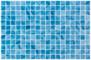 VANGUARD BLUE MACOUBA GLOSS 31,1X46,7 CM Plytelės vidaus ir lauko apdailai